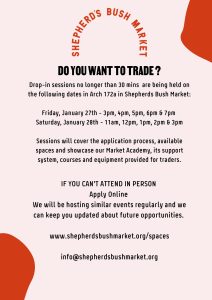 Read more about the article Do You Want To Trade in Shepherds Bush Market?