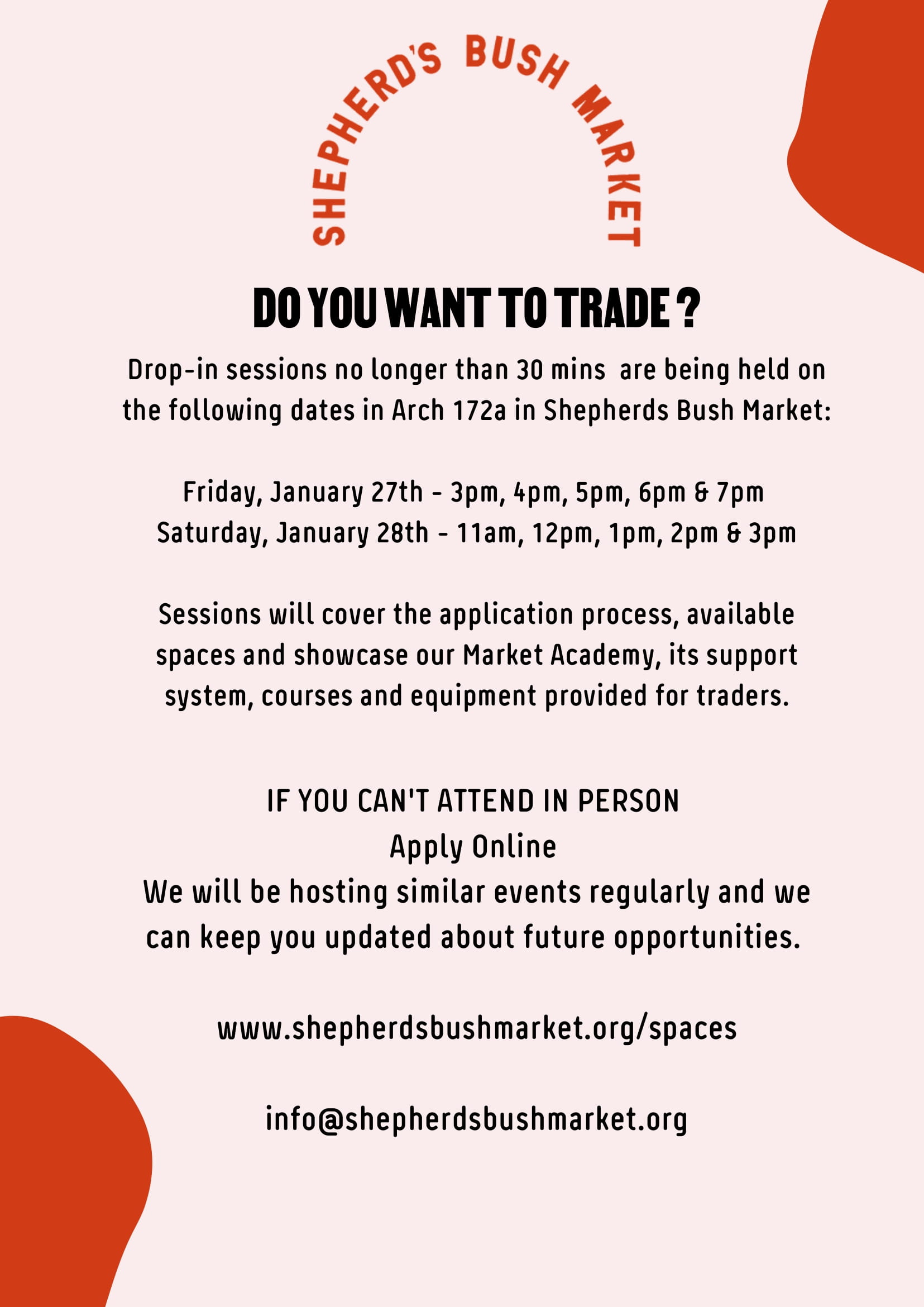 Read more about the article Do You Want To Trade in Shepherds Bush Market?